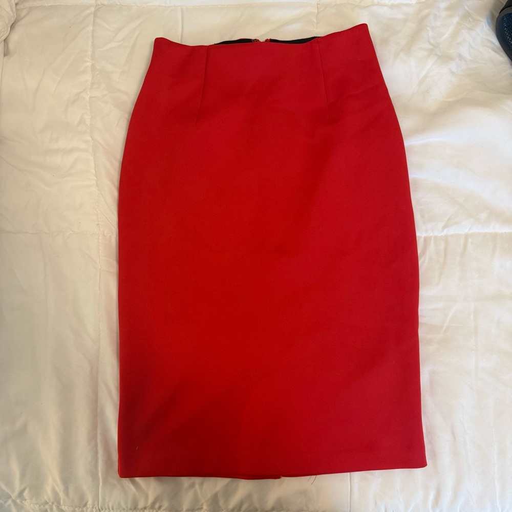 Guess Red Pencil Skirt